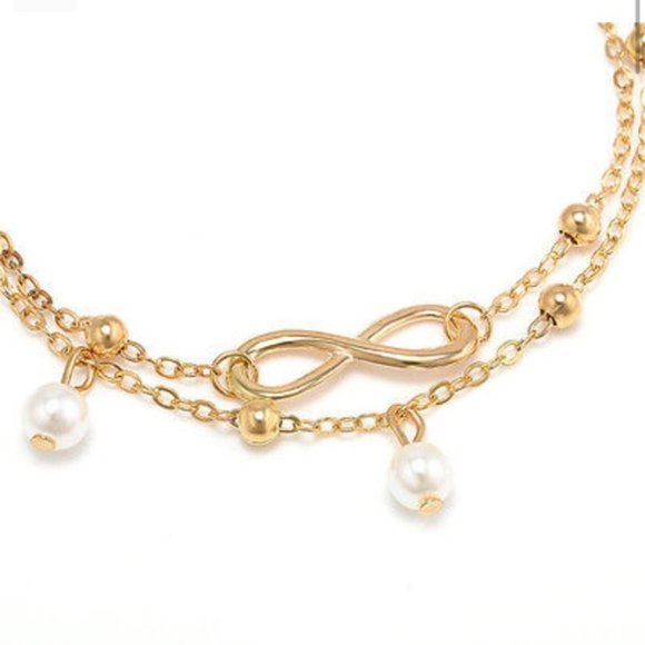 Leg Chain Forever Luck Jewelry pearl drop - Picture 7 of 7